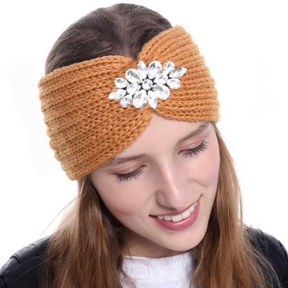 Set of 3 Knit Head Wraps hair band crochet boho - Picture 6 of 8